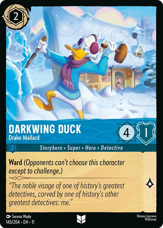 Darkwing Duck - Drake Mallard (145/204) [Winterspell] - The Mythic Store | 24h Order Processing