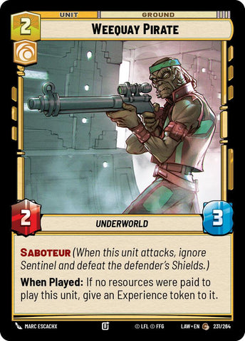 Weequay Pirate (231/264) (231/264) [A Lawless Time]