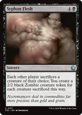 Syphon Flesh [Foundations Commander] - The Mythic Store | 24h Order Processing