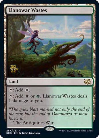 Llanowar Wastes [The Brothers' War Prerelease Promos] - The Mythic Store | 24h Order Processing