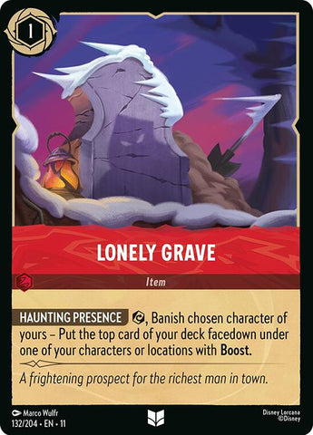 Lonely Grave (132/204) [Winterspell] - The Mythic Store | 24h Order Processing