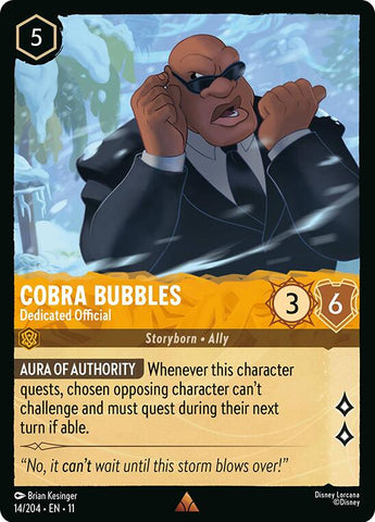 Cobra Bubbles - Dedicated Official (14/204) [Winterspell] - The Mythic Store | 24h Order Processing