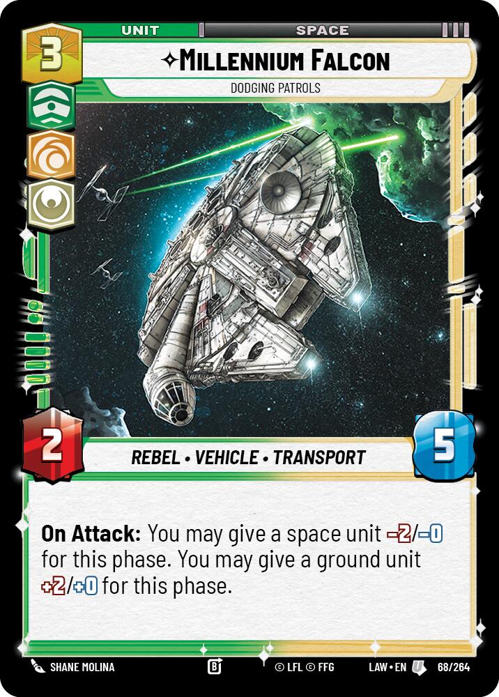 Millennium Falcon - Dodging Patrols (68/264) (68/264) [A Lawless Time] - The Mythic Store | 24h Order Processing