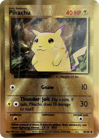 Pikachu (58/102) (Celebrations Metal Card) [Celebrations: 25th Anniversary] - The Mythic Store | 24h Order Processing