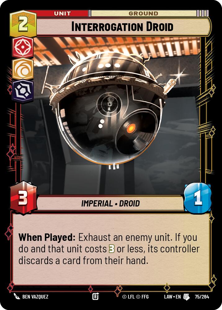Interrogation Droid (75/264) (75/264) [A Lawless Time] - The Mythic Store | 24h Order Processing