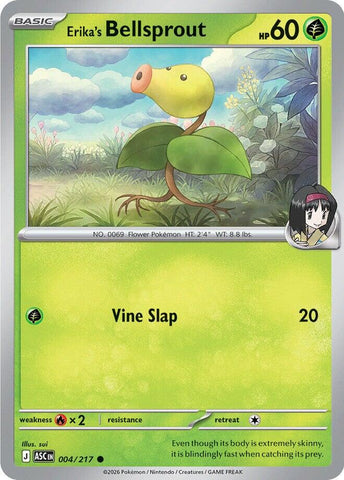 Erika's Bellsprout (004/217) [Mega Evolution: Ascended Heroes] - The Mythic Store | 24h Order Processing