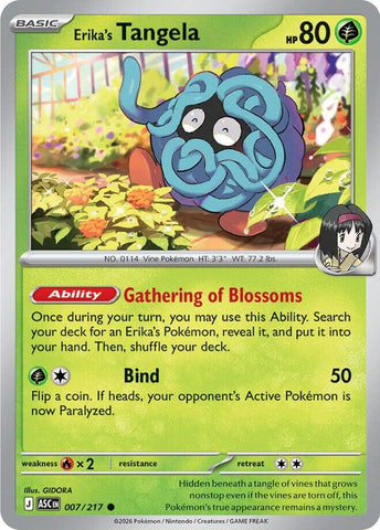 Erika's Tangela (007/217) [Mega Evolution: Ascended Heroes] - The Mythic Store | 24h Order Processing