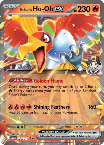 Ethan's Ho-Oh ex (026/217) [Mega Evolution: Ascended Heroes] - The Mythic Store | 24h Order Processing