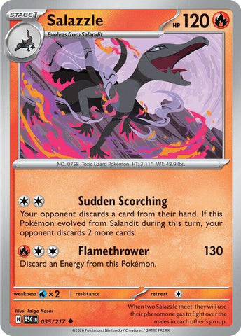 Salazzle (035/217) [Mega Evolution: Ascended Heroes] - The Mythic Store | 24h Order Processing