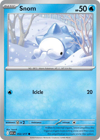 Snom (052/217) [Mega Evolution: Ascended Heroes] - The Mythic Store | 24h Order Processing