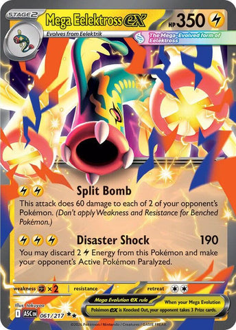 Mega Eelektross ex (061/217) [Mega Evolution: Ascended Heroes] - The Mythic Store | 24h Order Processing