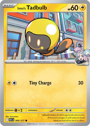 Iono's Tadbulb (069/217) [Mega Evolution: Ascended Heroes] - The Mythic Store | 24h Order Processing