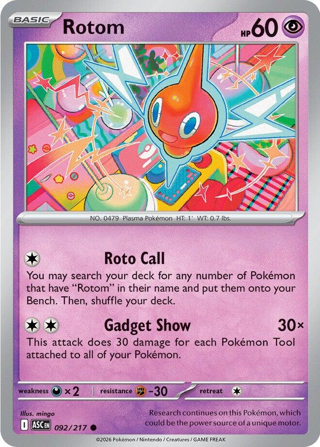 Rotom (092/217) [Mega Evolution: Ascended Heroes] - The Mythic Store | 24h Order Processing