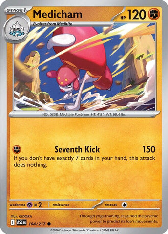 Medicham (104/217) [Mega Evolution: Ascended Heroes] - The Mythic Store | 24h Order Processing