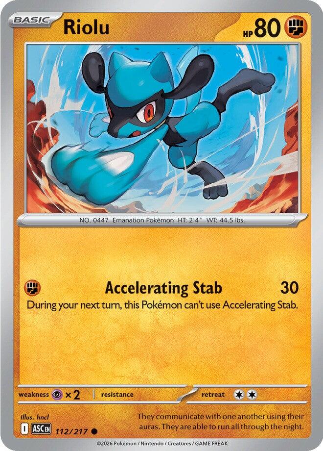 Riolu (112/217) [Mega Evolution: Ascended Heroes] - The Mythic Store | 24h Order Processing