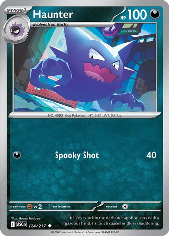 Haunter (124/217) [Mega Evolution: Ascended Heroes] - The Mythic Store | 24h Order Processing