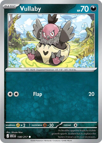 Vullaby (138/217) [Mega Evolution: Ascended Heroes] - The Mythic Store | 24h Order Processing