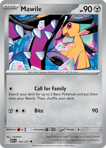 Mawile (144/217) [Mega Evolution: Ascended Heroes] - The Mythic Store | 24h Order Processing