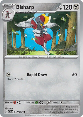 Bisharp (147/217) [Mega Evolution: Ascended Heroes] - The Mythic Store | 24h Order Processing