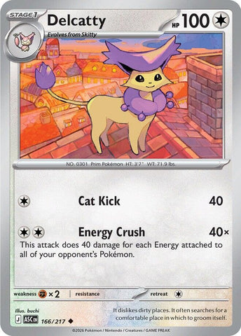 Delcatty (166/217) [Mega Evolution: Ascended Heroes] - The Mythic Store | 24h Order Processing