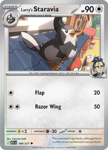 Larry's Staravia (169/217) [Mega Evolution: Ascended Heroes] - The Mythic Store | 24h Order Processing