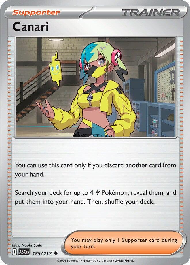 Canari (185/217) [Mega Evolution: Ascended Heroes] - The Mythic Store | 24h Order Processing