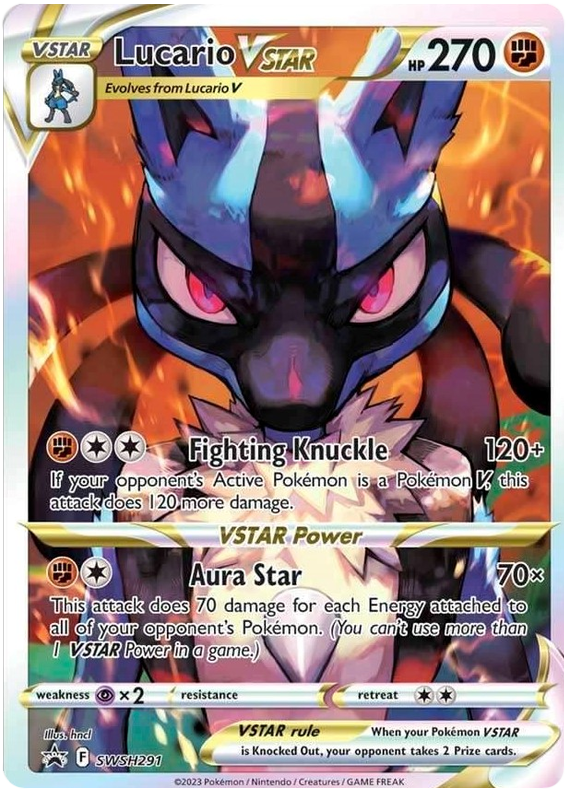 Lucario VSTAR (SWSH291) [Sword & Shield: Black Star Promos] - The Mythic Store | 24h Order Processing
