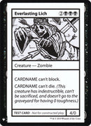 Everlasting Lich [Mystery Booster Playtest Cards] - The Mythic Store | 24h Order Processing