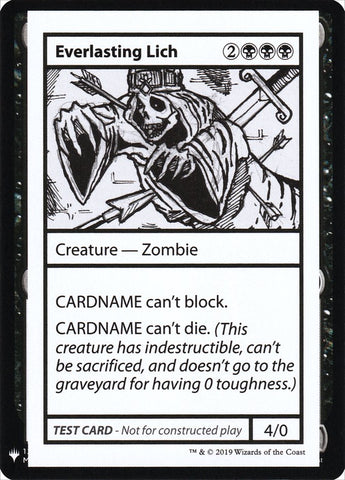 Everlasting Lich [Mystery Booster Playtest Cards] - The Mythic Store | 24h Order Processing