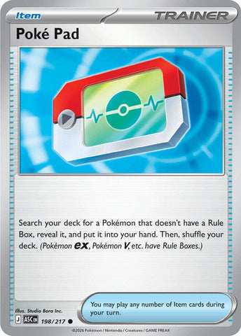 Poke Pad (198/217) [Mega Evolution: Ascended Heroes] - The Mythic Store | 24h Order Processing