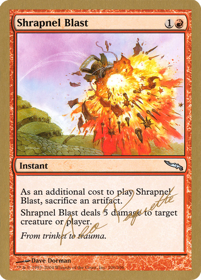 Shrapnel Blast (Aeo Paquette) [World Championship Decks 2004] - The Mythic Store | 24h Order Processing