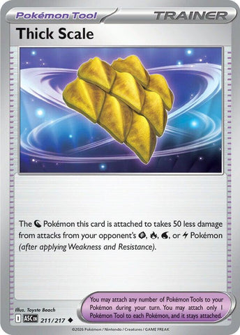 Thick Scale (211/217) [Mega Evolution: Ascended Heroes] - The Mythic Store | 24h Order Processing
