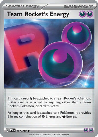 Team Rocket's Energy (217/217) [Mega Evolution: Ascended Heroes] - The Mythic Store | 24h Order Processing