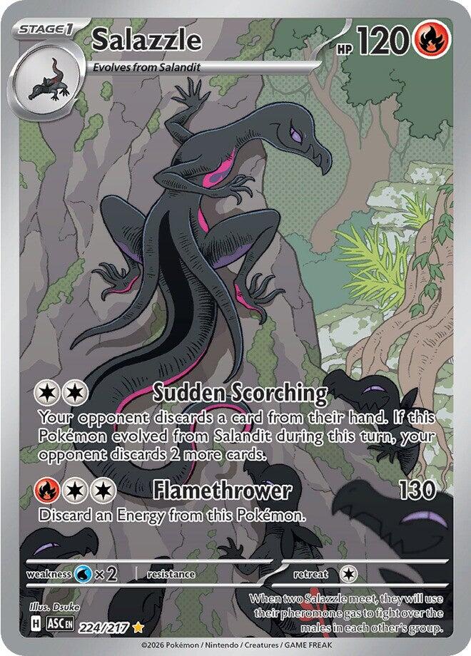 Salazzle (224/217) [Mega Evolution: Ascended Heroes] - The Mythic Store | 24h Order Processing