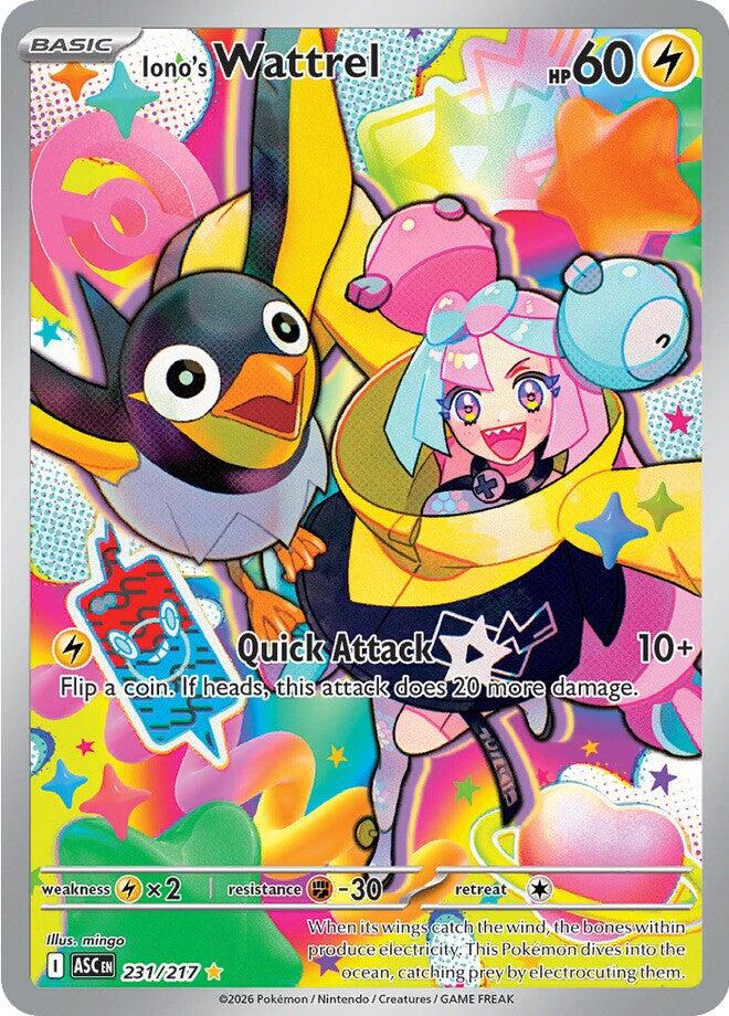 Iono's Wattrel (231/217) [Mega Evolution: Ascended Heroes] - The Mythic Store | 24h Order Processing