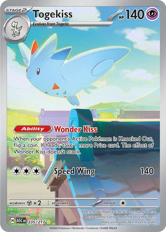 Togekiss (235/217) [Mega Evolution: Ascended Heroes] - The Mythic Store | 24h Order Processing