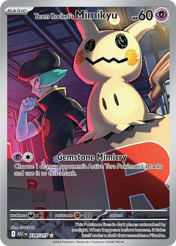 Team Rocket's Mimikyu (238/217) [Mega Evolution: Ascended Heroes] - The Mythic Store | 24h Order Processing