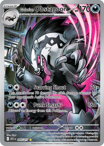 Galarian Obstagoon (245/217) [Mega Evolution: Ascended Heroes] - The Mythic Store | 24h Order Processing