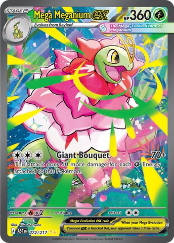 Mega Meganium ex (272/217) [Mega Evolution: Ascended Heroes] - The Mythic Store | 24h Order Processing