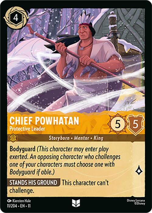 Chief Powhatan - Protective Leader (11/204) [Winterspell] - The Mythic Store | 24h Order Processing