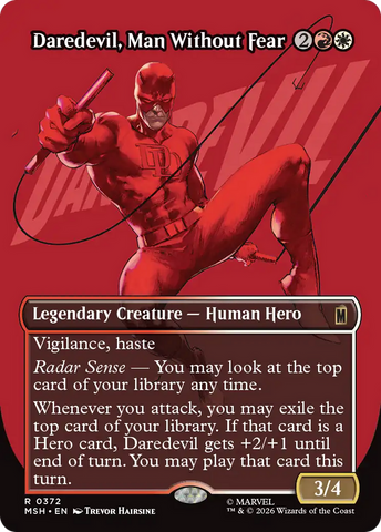 Daredevil, Man Without Fear (Borderless) (0372) [Marvel Super Heroes] - The Mythic Store | 24h Order Processing