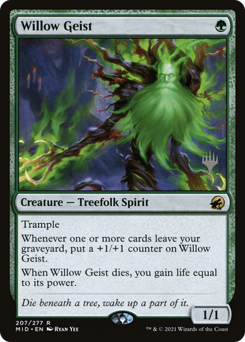 Willow Geist (Promo Pack) [Innistrad: Midnight Hunt Promos] - The Mythic Store | 24h Order Processing