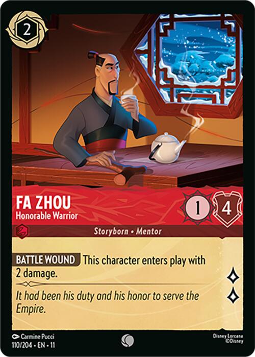 Fa Zhou - Honorable Warrior (110/204) [Winterspell] - The Mythic Store | 24h Order Processing