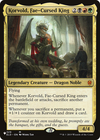 Korvold, Fae-Cursed King [The List] - The Mythic Store | 24h Order Processing