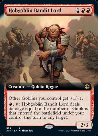 Hobgoblin Bandit Lord (Extended Art) [Dungeons & Dragons: Adventures in the Forgotten Realms] - The Mythic Store | 24h Order Processing