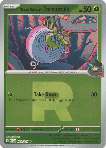 Team Rocket's Tarountula (018/217) (Team Rocket) [Mega Evolution: Ascended Heroes] - The Mythic Store | 24h Order Processing