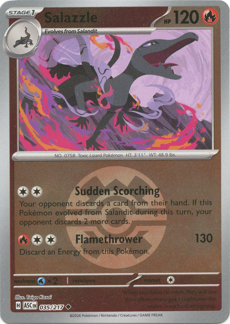 Salazzle (035/217) (Quick Ball) [Mega Evolution: Ascended Heroes] - The Mythic Store | 24h Order Processing