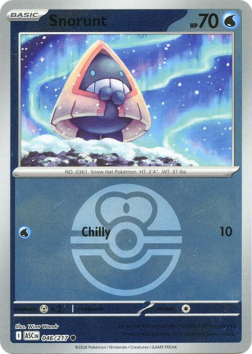 Snorunt (046/217) (Love Ball) [Mega Evolution: Ascended Heroes] - The Mythic Store | 24h Order Processing