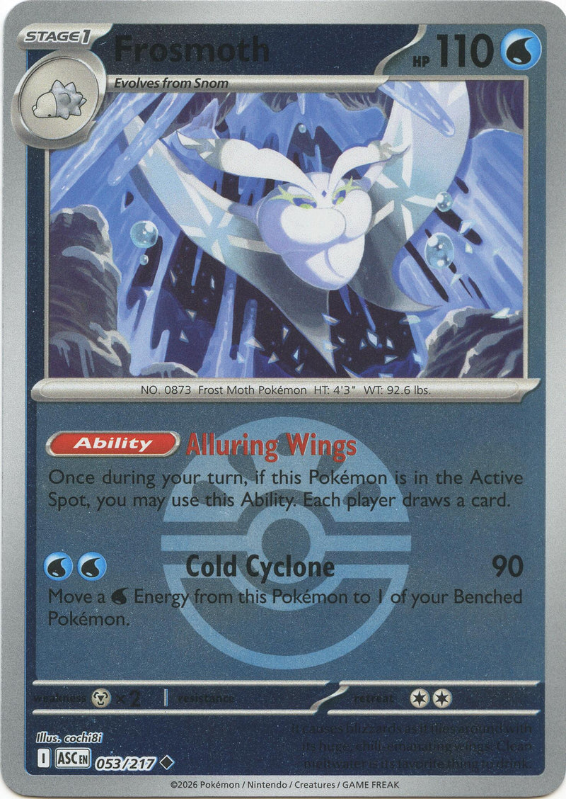 Frosmoth (053/217) (Friend Ball) [Mega Evolution: Ascended Heroes] - The Mythic Store | 24h Order Processing