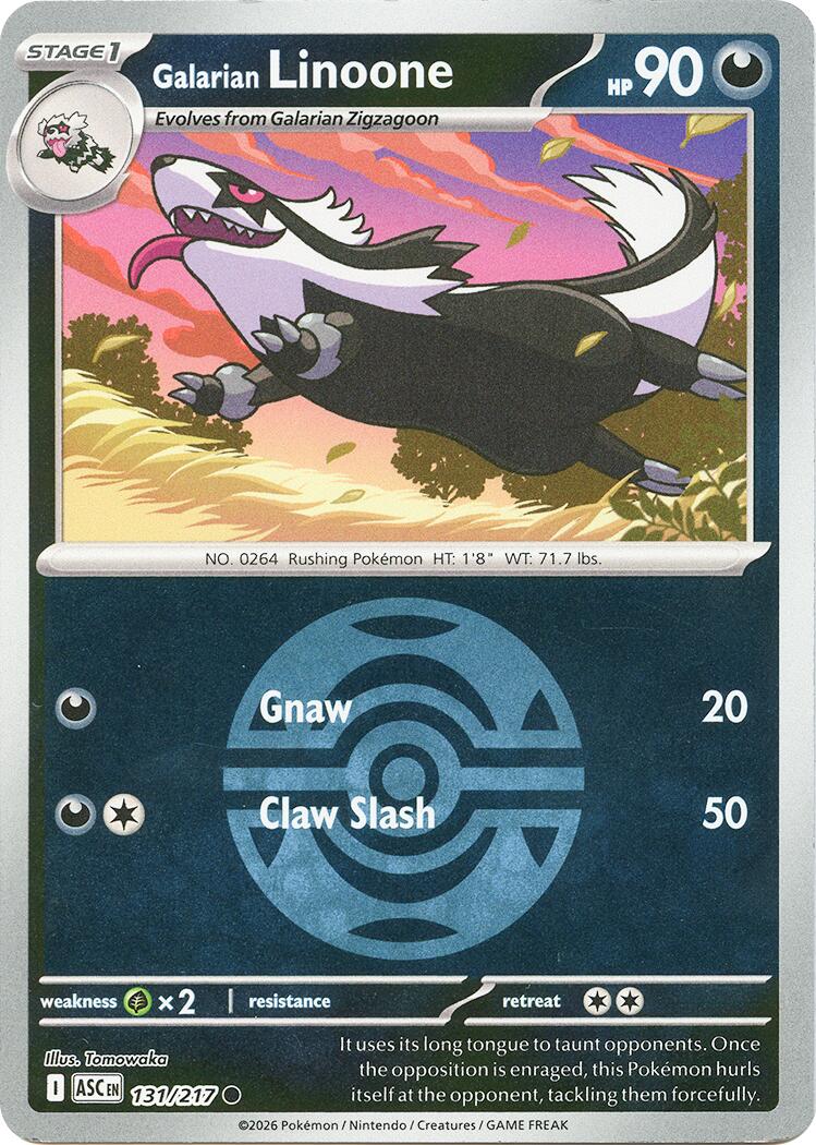 Galarian Linoone (131/217) (Dusk Ball) [Mega Evolution: Ascended Heroes] - The Mythic Store | 24h Order Processing